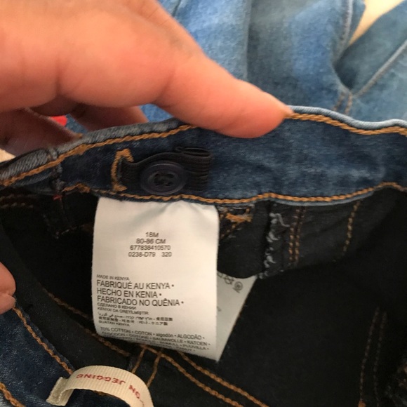 Levi’s Baby Skinny Leg Jeggings - Size 18M - Picture 7 of 7